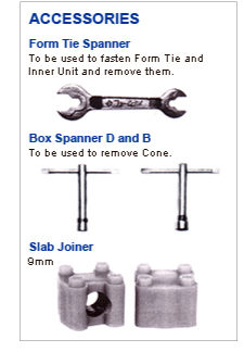Formwork accessories product catalogue
